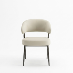 Minimalist modern armchair dining chair with comfortable seat for club and restaurant - Maylo Furniture