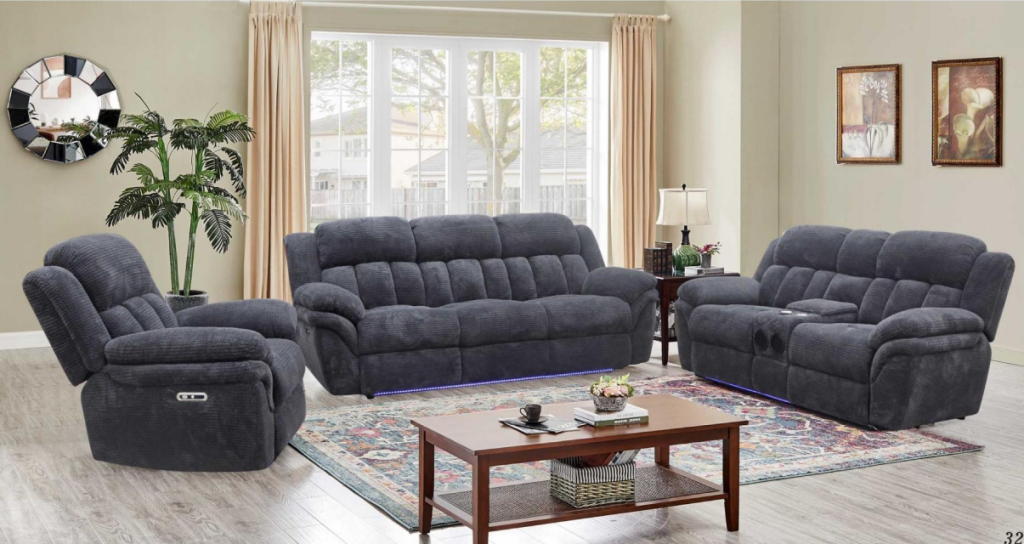 Premium velvet living room sofa set for luxury apartment - Maylo Furniture