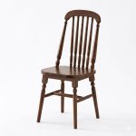 French country style wooden dining chair with solid wood seat for commercial restaurant projects - Maylo Furniture