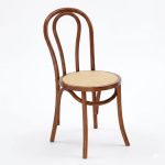 Vintage style bentwood wooden dining chair with rattan seat for weddings, events, and restaurant projects - Maylo Furniture