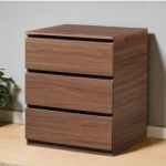 Minimalist 3-drawer wooden storage chest for modern bedroom organization - Maylo Furniture