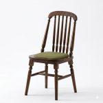 French country style wooden dining chair with upholstered seat for restaurants - Maylo Furniture